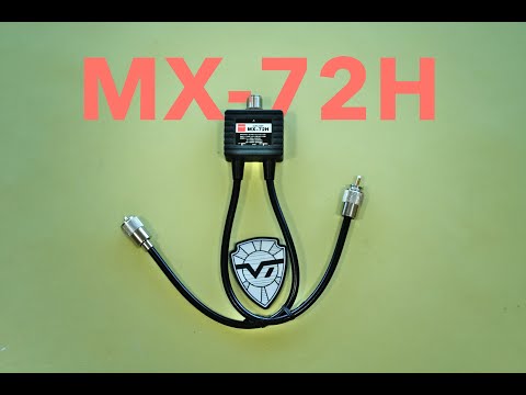 Видео: Дуплексер на две антенны Diamond MX-72H