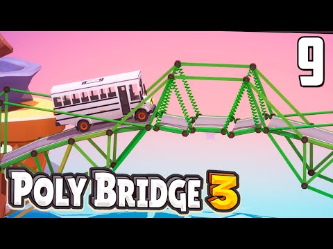 Видео: Импровизирую как могу! 😏 | Poly Bridge 3 | Часть 9