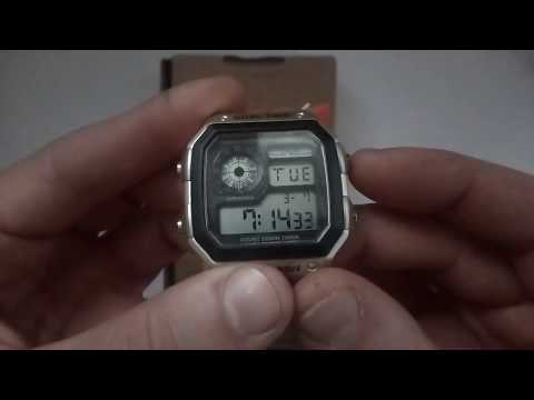 Видео: Водостойкие часы Skmei 1335 silver обзор, настройка, инструкция на русском, отзывы