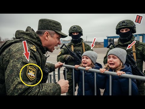 Видео: Близняшек не пустили к брату-солдату. Но тут вмешался генерал…