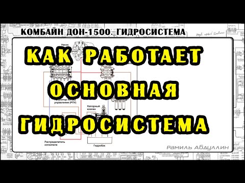 Видео: ДОН-1500. Основная гидросистема #2