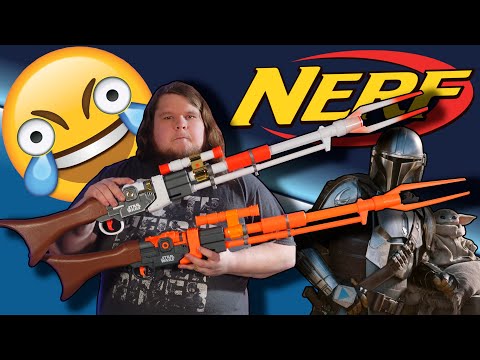 Видео: Бластер NERF Star Wars Mandalorian за 50 и 120 долларов: почему, Hasbro?