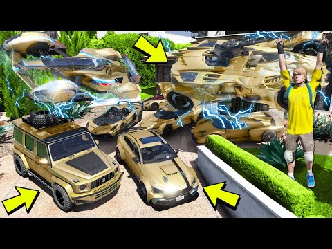 Видео: УГНАЛ КУЧУ ЗОЛОТЫХ ЧИТ ТАЧЕК И ОГРОМНЫЙ МОНСТР ТРАК У МАЖОРА ЗА 180 СЕКУНД! БИТВА ВОРОВ В ГТА 5!