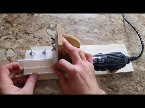 Видео: Идея станка для сверления звеньев чёток.