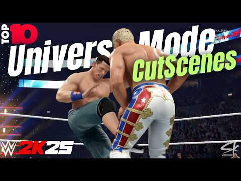 Видео: WWE 2K25: 10 лучших кат-сцен режима «Вселенная» (+ промо с голосами!?)