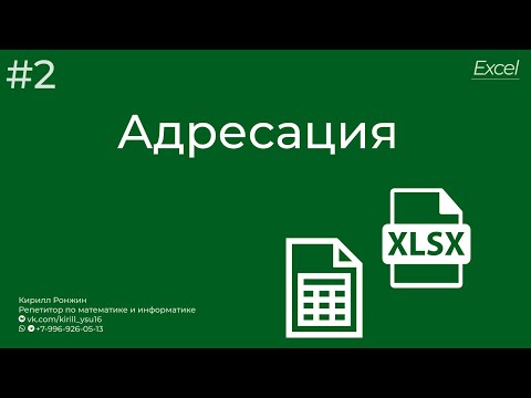 Видео: Абсолютная и относительная адресация
