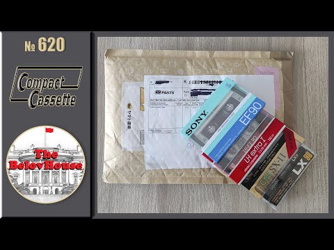 Видео: Sony, BASF, Salimex, Denon, Hitachi, TDK - посылки с аудиокассетами