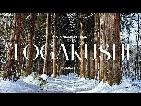 Видео: Святилище Тогакуси ⛩️❄️ Зимний поход к святилищу Тогакуси, спрятанному в Нагано, Япония | Одиночн...