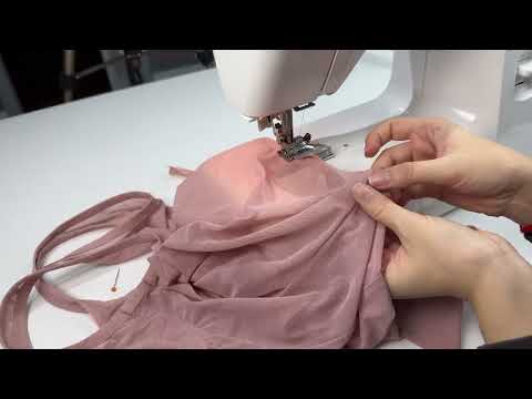 Видео: Мастер-класс по пошиву боди. Часть 9: Пошив боди (часть 4) обработка срезов для ног и притачивание