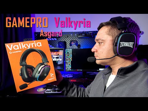 Видео: Gamepro Asgard Valkyria HSW249B - ігрові навушники-гарнітура.  RGB і "3" варіанти підключення! Огляд