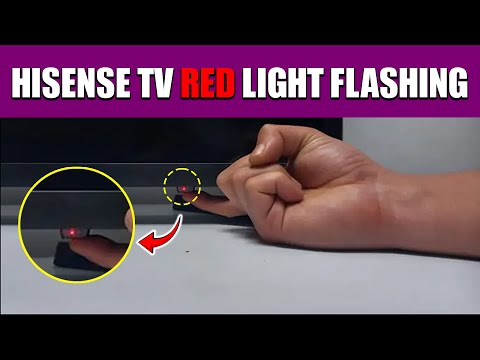 Видео: Мигает красный индикатор на телевизоре Hisense: пошаговое устранение неполадок