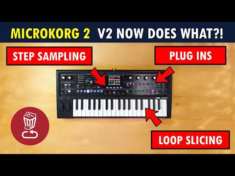 Видео: MicroKORG 2 v2. Что теперь делает?! Плагины (включая мои…), пошаговое сэмплирование и руководство...