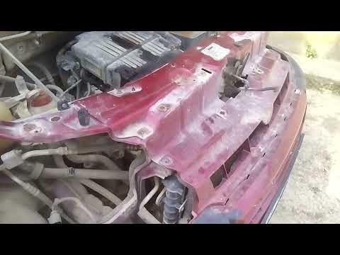 Видео: замена радиатора охлаждения на Fiat Doblo 1.4 бензин без снятия бампера