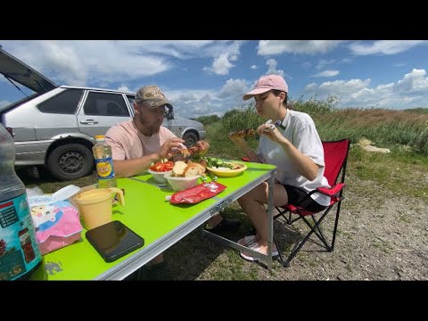 Видео: Съездили на рыбалку ! Нежданный карп🎣