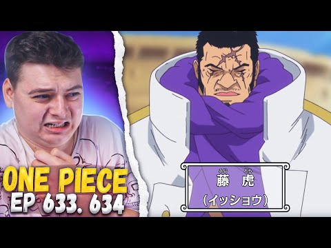 Видео: АДМИРАЛ! Фуджитора! Ван-Пис 633-634 серия | Реакция на аниме