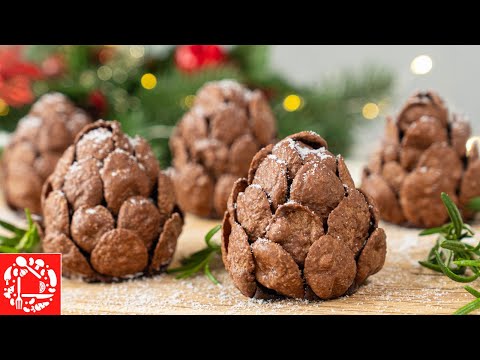 Видео: Новогодний ДЕСЕРТ «Еловые ШИШКИ». Пирожные на Новый Год Без Выпечки. Вкусно и Просто!