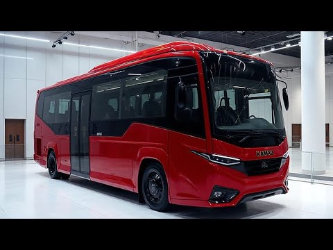 Видео: Электробус КамАЗ 2026 — будущее городского транспорта 🚍⚡