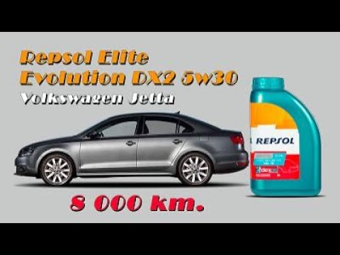 Видео: Repsol Elite Evolution DX2 5w30 (отработка из VW Jetta (CWVA) - 8 000 км.)