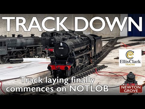 Видео: NOTLOB, эпизод 3: начинается укладка путей #modelrailway #railway #ogauge