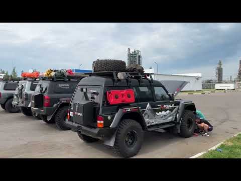 Видео: Шесть подготовленных Nissan Patrol. Едем на Полярный Урал. Часть - 1. Москва-Салехард