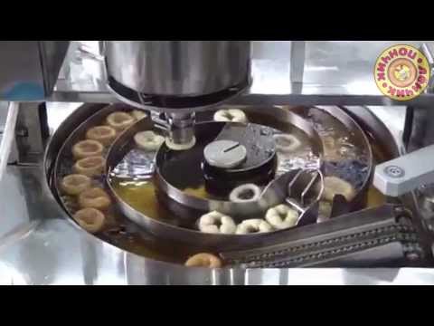 Видео: Пончиковый аппарат карусельного типа - SHELDEM donut machine