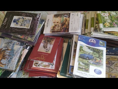 Видео: Запасы. Наборы зарубежных производителей - Lanarte, Anchor, Thea, Janlynn, Letistitch и др.