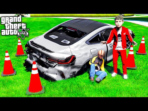 Видео: ОТЕЦ И СЫН В GTA 5 - ДИЕГО РАЗБИЛСЯ НА BMW M8 ! СТРАШНАЯ АВАРИЯ ! ⚡ГАРВИН