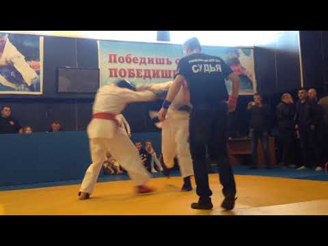 Видео: Рукопашный бой,14-15 лет 60кг