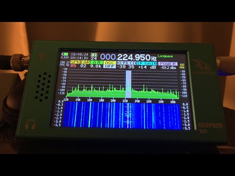 Видео: Прием ДВ СВ DeepSDR 101 Antenna MegaLoop Магнитная рамка Часть II.