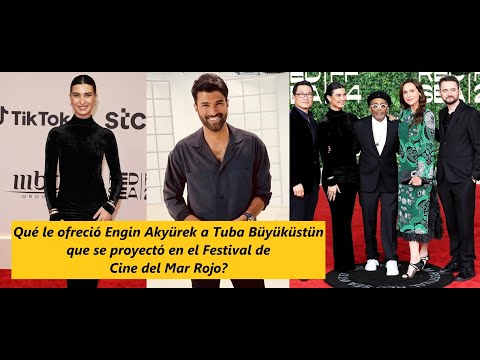 Видео: Что Энгин Акюрек предложил Тубе Бюйюкюстюн, показанной на кинофестивале на Красном море?
