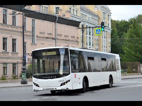 Видео: Автобус 82 | Volgabus-5270.05 (Voith) | борт 6969 | Санкт- Петербург