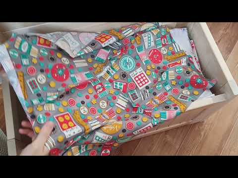 Видео: Запасы тканей. Навожу порядок. Много шуршу))) #пэчворк