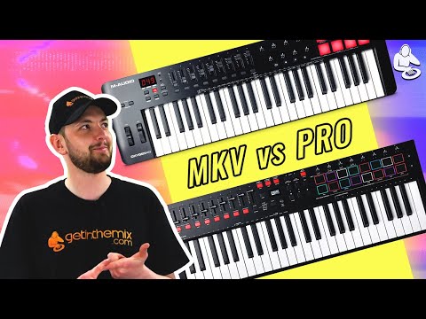 Видео: M-Audio Oxygen PRO или Oxygen MKV — какой из них выбрать? | Полное сравнение функций!