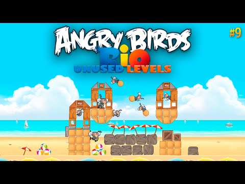 Видео: Angry Birds Rio Unused Levels - Песочные переворашки