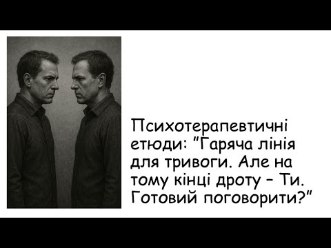 Видео: Етюди. Гаряча лінія для тривоги. Але на тому кінці дроту - Ти.