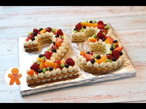 Видео: Торт на 23 Февраля или на любой Юбилей ✧ Торт Цифра / Буква ✧ Cream Tart