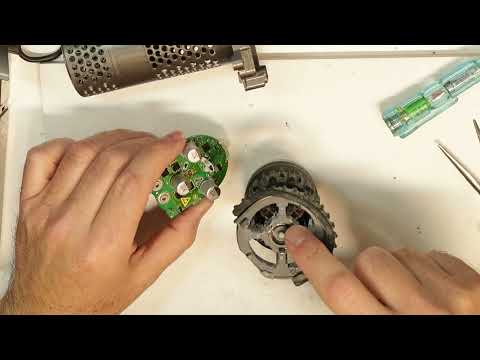 Видео: Разборка электроники двигателя Dyson v10 и принцип ее работы