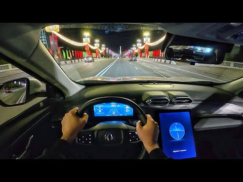 Видео: 2025 Dongfeng Aeolus Mage - POV Ночной Тест-Драйв