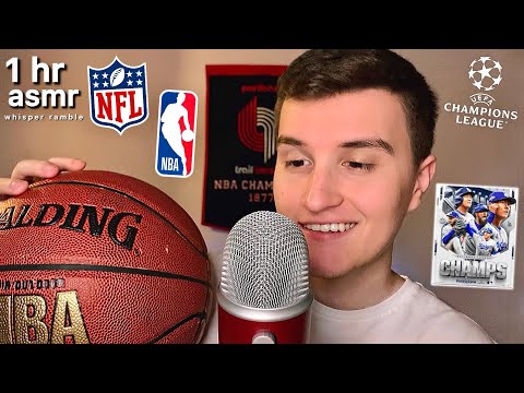 Видео: [ASMR] 1 час шепота обо всём, что связано со спортом 🏀💤 (НБА, НФЛ, МЛБ, футбол)