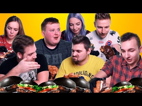 Видео: БЛОГЕРЫ ПРОБУЮТ БУРГЕРЫ ТИМАТИ / BLACKSTAR BURGER