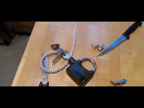 Видео: замок с сигнализацией.