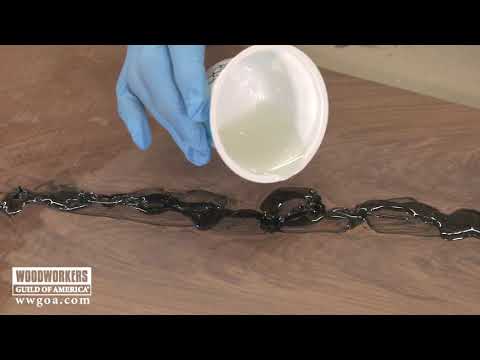 Видео: Заполнение узлов эпоксидной смолой