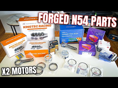 Видео: Бюджетные кованые поршни и шатуны N54, распаковка 2 шт.