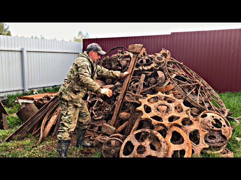 Видео: МЕТАЛЛОЛОМ ПЛАНЕТАРНОГО МАСШТАБА! НАШЁЛ НЕБИТОЕ МЕСТО! ТОННЫ МЕТАЛЛА! КАТКИ! ТРАКИ! БАЛАНСИРЫ ДТ-75!