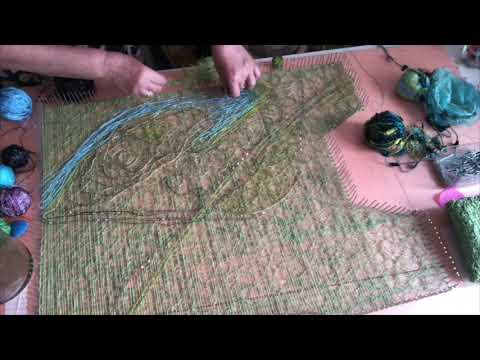 Видео: Крейзи вул  Crazy wool Как я делала декор нитями в технике крейзи, ч.3