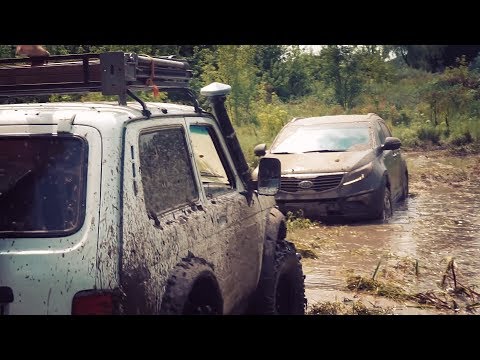 Видео: ОФФ-РОУД С БЕШЕНОЙ KIA SPORTAGE