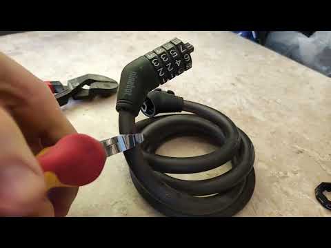 Видео: Краш тест кодового велозамка електросамоката Ninebot max)