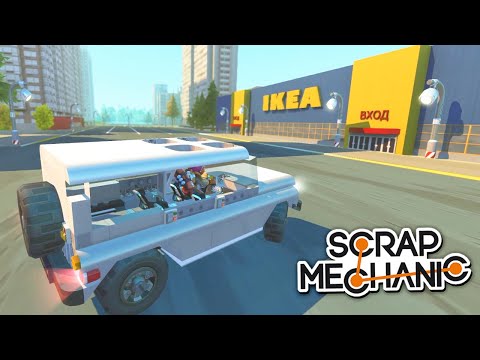 Видео: НОВАЯ КАРТА - МОСКОВСКИЙ РЕГИОН 🔥 | Scrap Mechanic