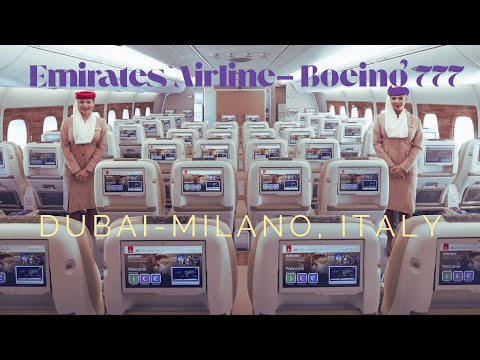 Видео: ✈️ Авиакомпания Emirates Boeing 777 – Опыт Перелета в Эконом-Классе из Дубая в Милан, Италия 🇦🇪🇮🇹