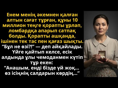 Видео: енем он миллион теңгелік қорапты ашқанда — ішінен тас пен хат тапты | Әсерлі әңгіме